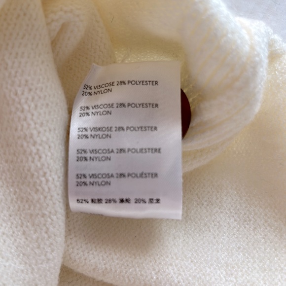 NWT Anthropologie Margarita Tunic Sweater- Ivory - Picture 7 of 8